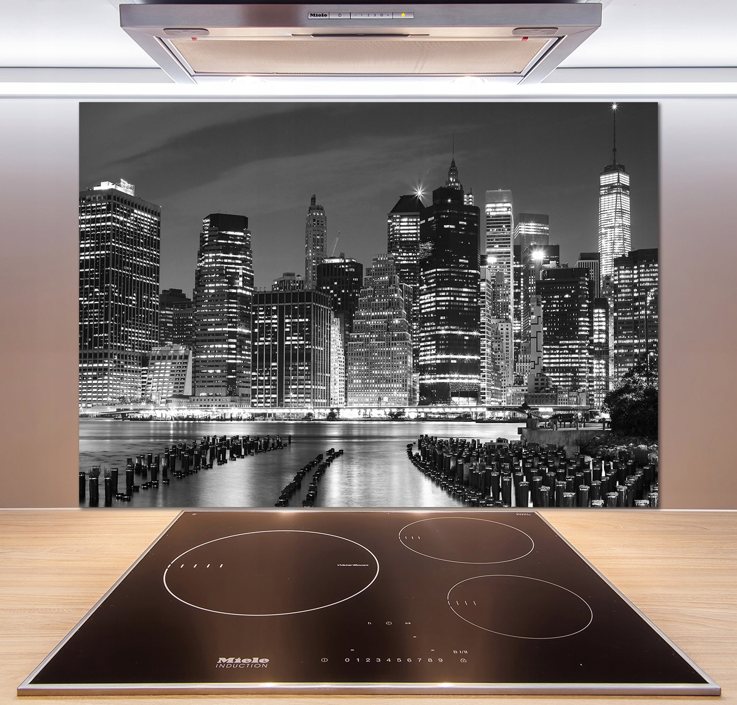 

Panel do kuchni Manhattan nocą 100x70 cm + Klej