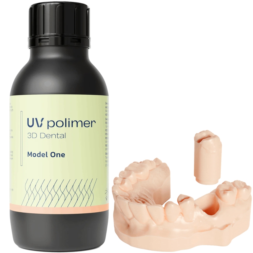 Uv Uv polymérna živica Model One Peach Broskyňová 1 kg 1 l pre 3D tlačiareň