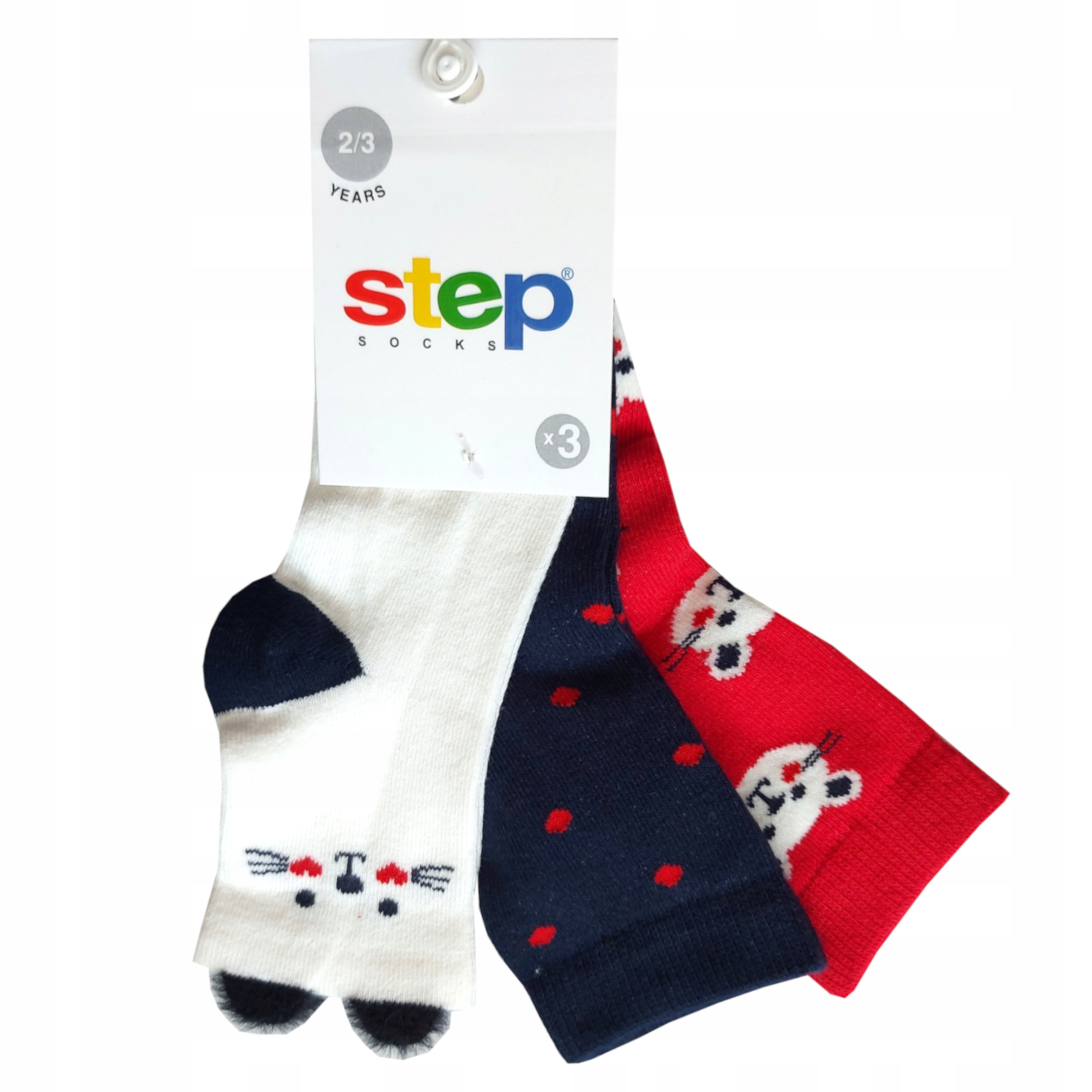 

Skarpetki dziewczęce 2-3 l bawełniane Step 3 Pak