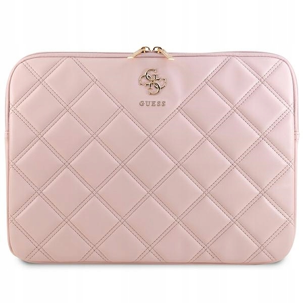 Guess Sleeve GUCS14ZPSQSSGP 14" ružový/pink Quilted 4G
