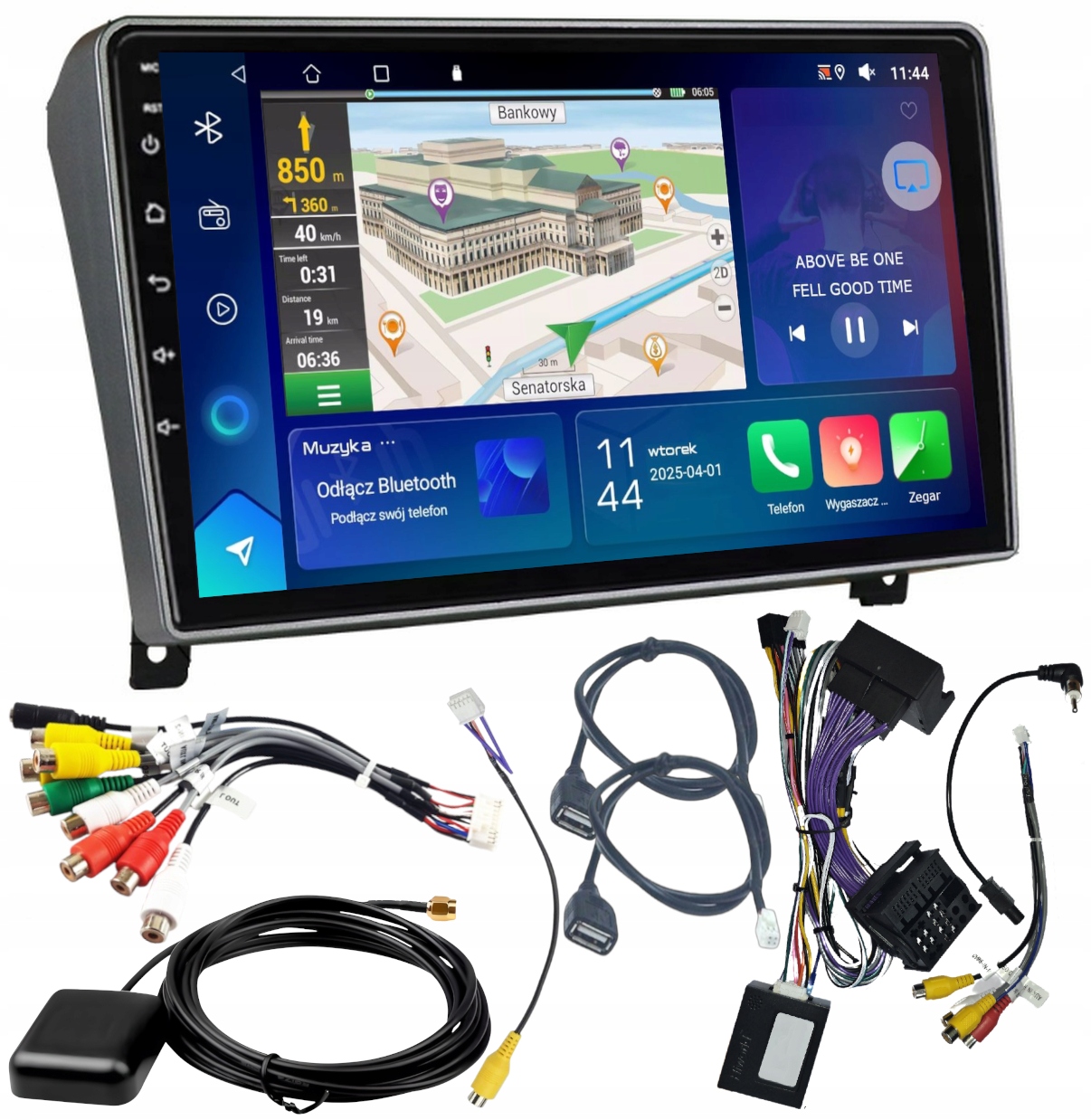 Autorádio Gps Peugeot 407 2004-2011 Wifi Carplay Usb 2/64GB Šedá