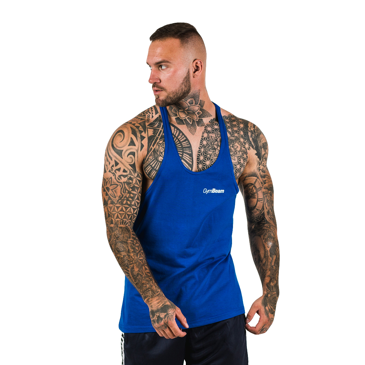 

Podkoszulek męski Stringer niebieski GymBeam XL