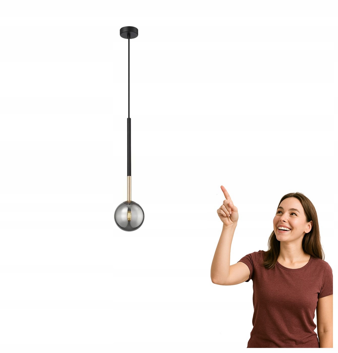 Závěsná lampa Arcturus P0574-01F-SDFZ Zuma Line