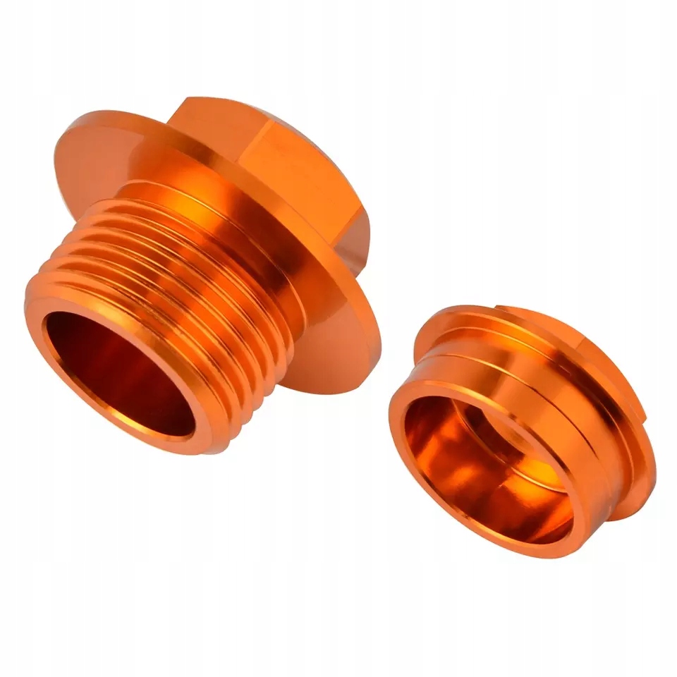 Matice přední nápravy Ktm 22 mm oranžová