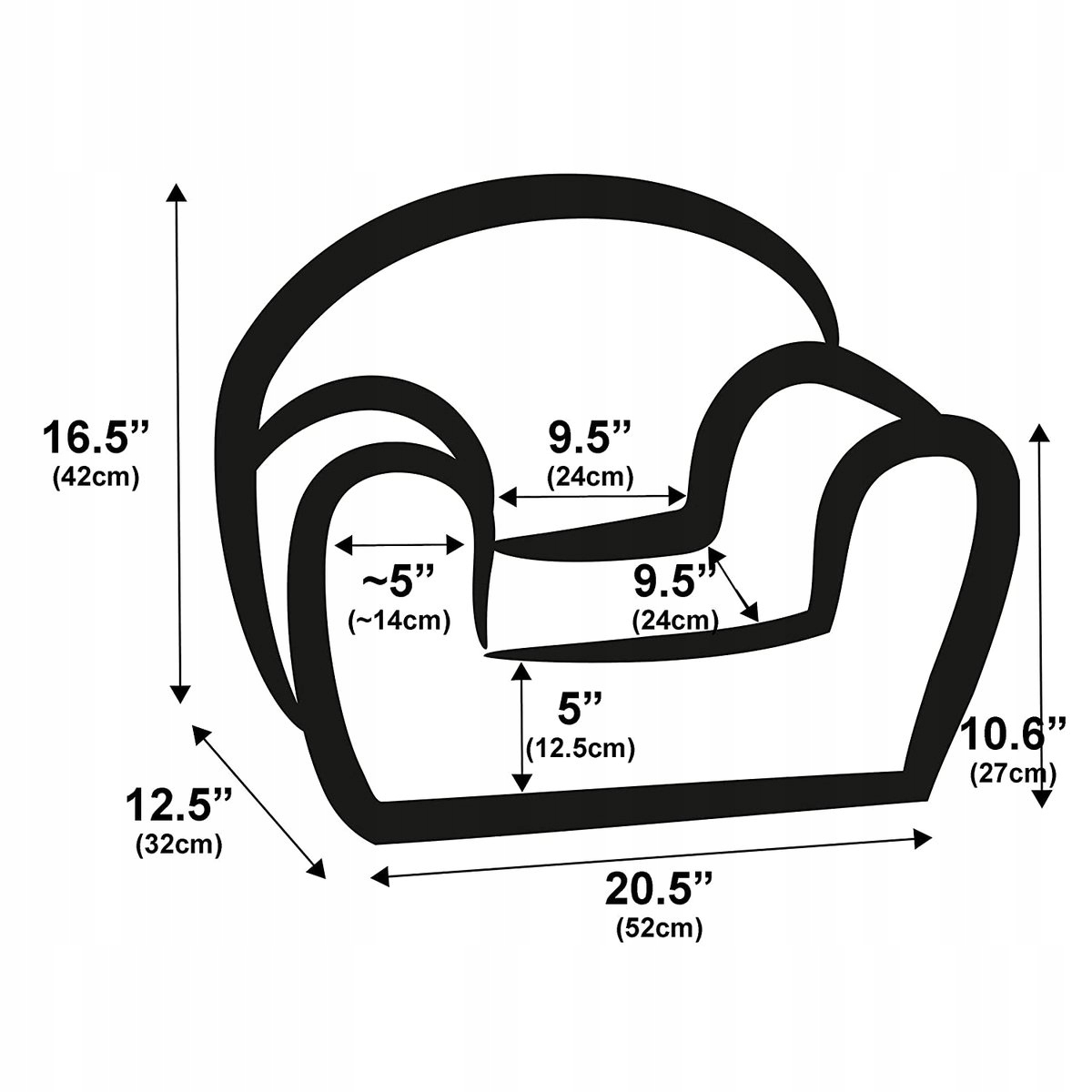 Fotelik dla dziecka - lew i słoń Marka Delsit