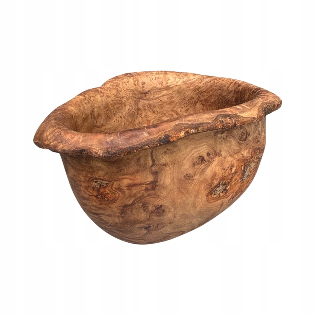 Veľká unikátna misa z olivového dreva DMIT35.1 Arkay na ovocie, kvety
