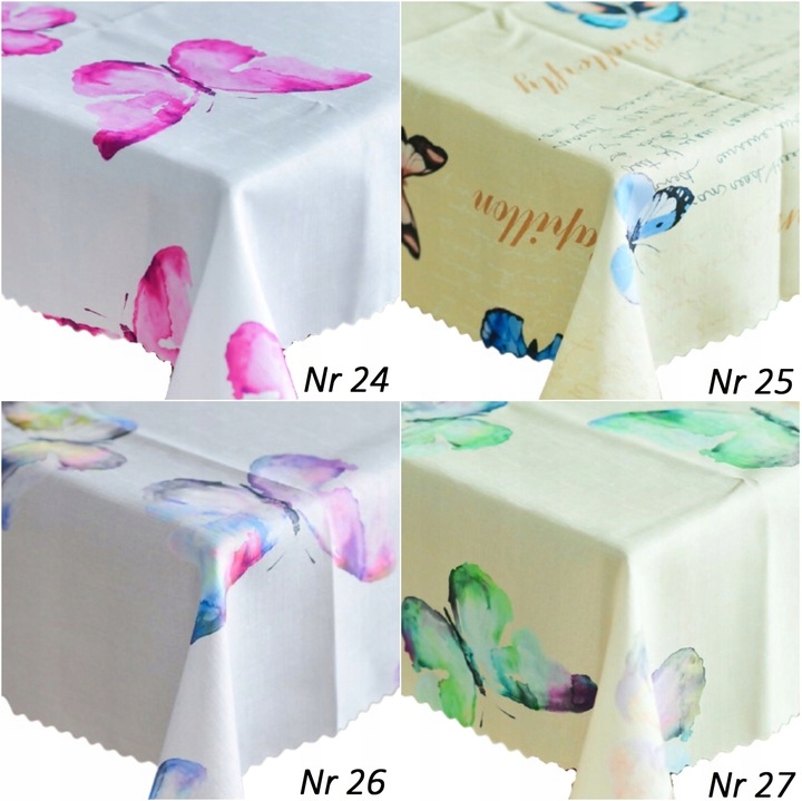 BIEŻNIK PLAMOODPORNY 40x160 POLSKI RÓŻNE WZORY Nr Wzór dominujący gładki kratka kropki kwiaty paski wzory geometryczne inny wzór