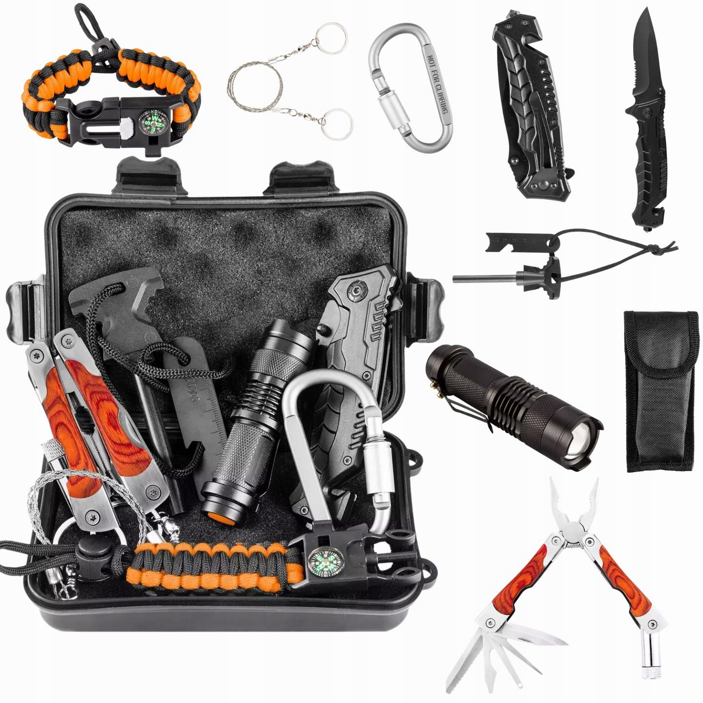 Zestaw przetrwania survivalowy multitool 8w1 Neo