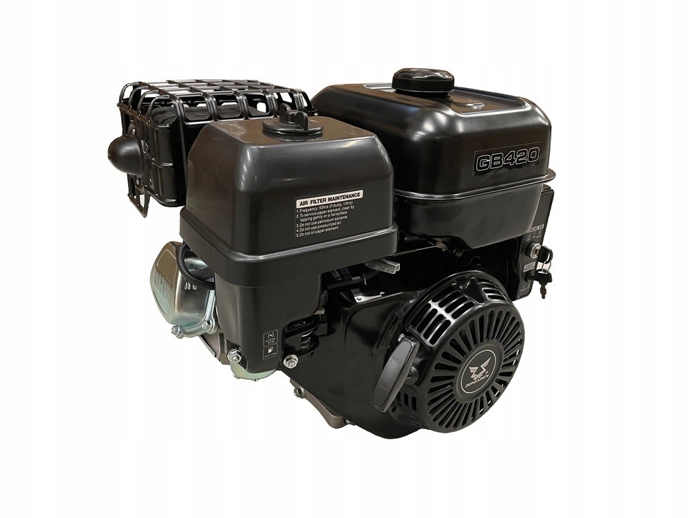 Benzín. motor GB420 420cc 13.0HP 3600 hriadeľ 25.4 mm el. štartér 01-99015