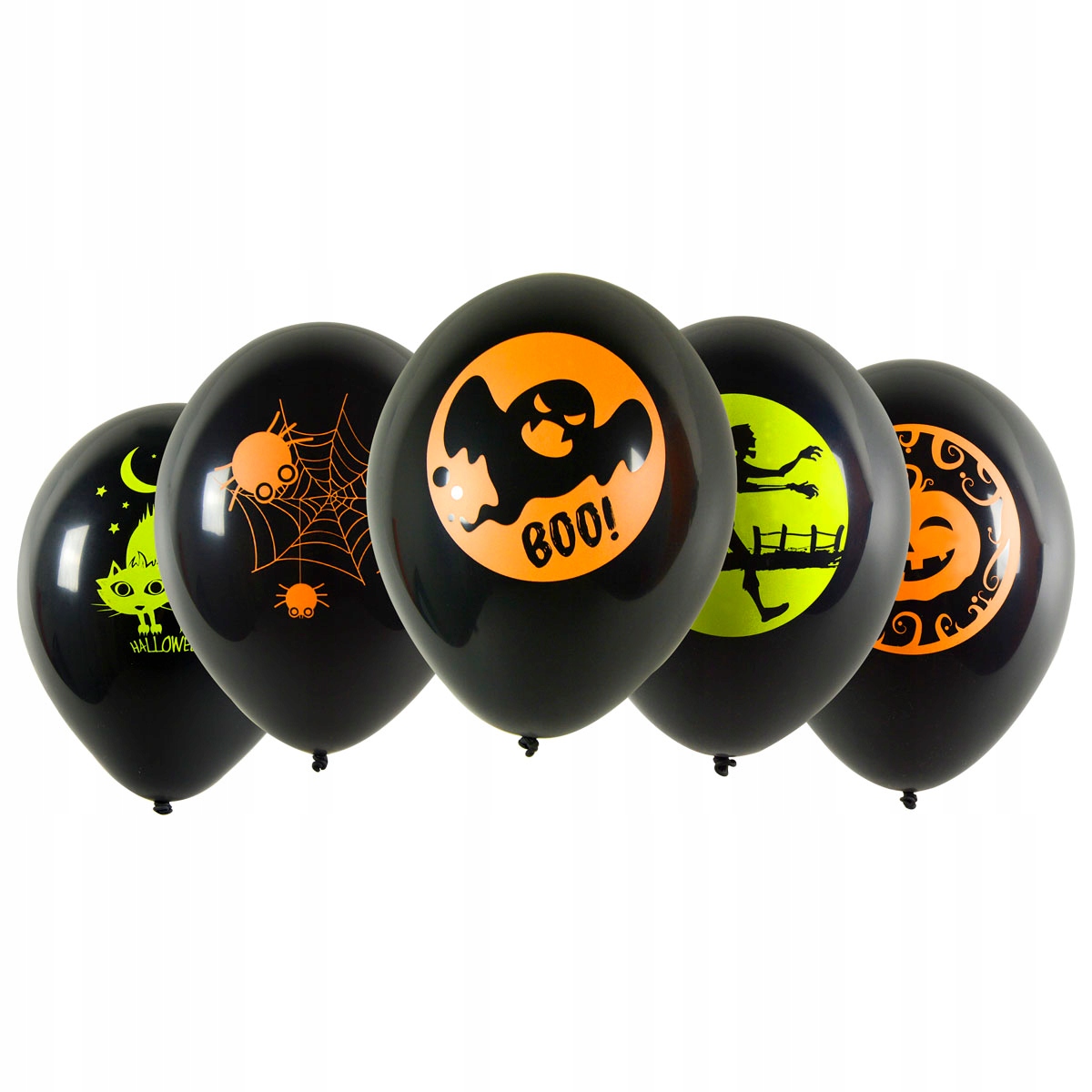 

Balony neonowe duszki dynie pajęczyna Halloween 5x