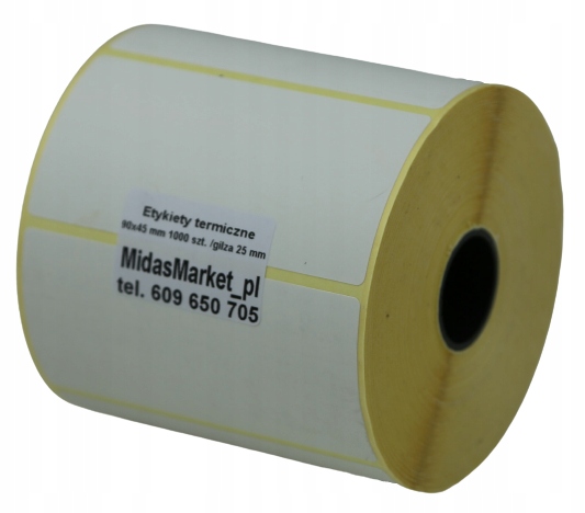 SAMOPRZYLEPNE ETYKIETY 90x45 DO DRUKARKI SATO