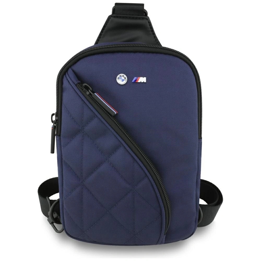 Taška na telefon Bmw Nylon Pocket&Metal Logo Crossbody, modrá