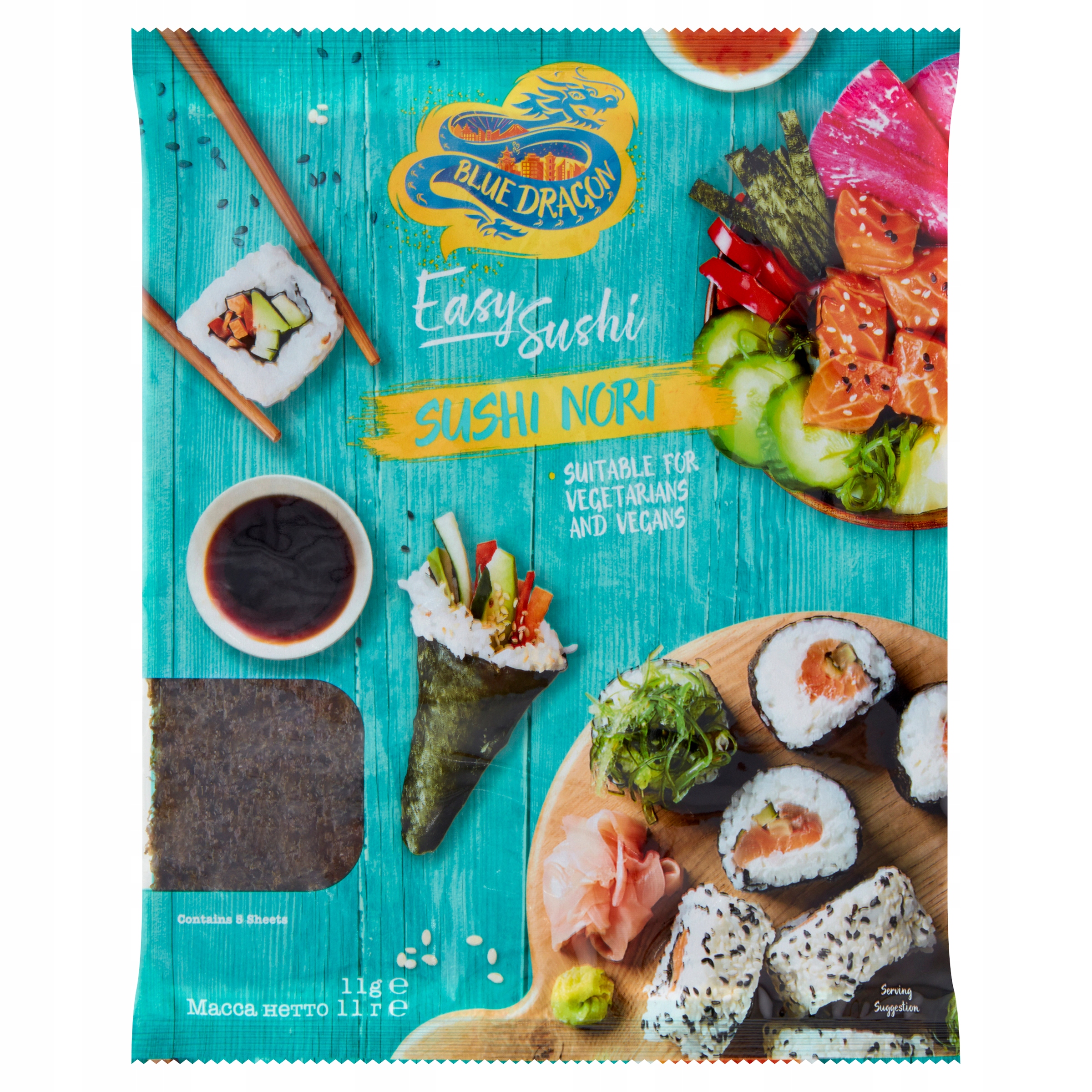 

Blue Dragon Listki Prasowanych Alg Morskich 11g