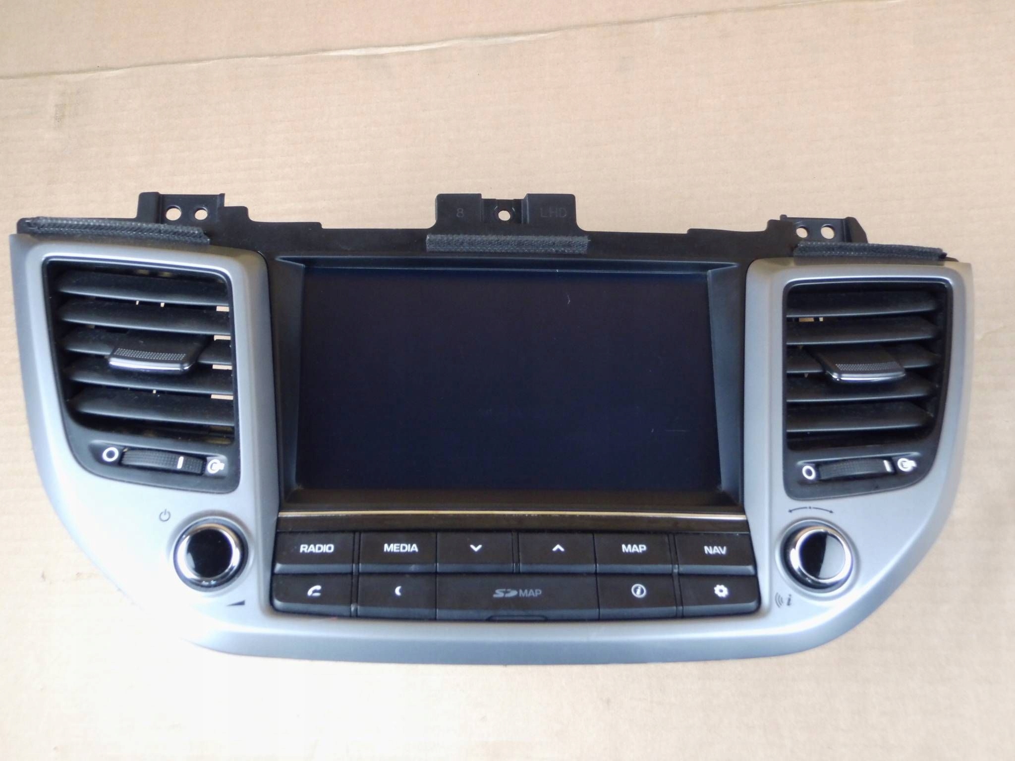 Hyundai Tucson III TL 2015-2018 radio navigation display