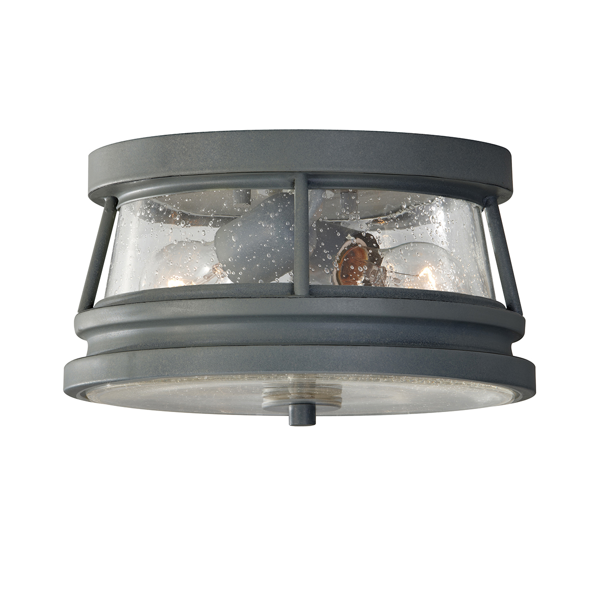 Stropná lampa stropné svietidlo šedá okrúhla 28 cm 2 body IP44 Feiss