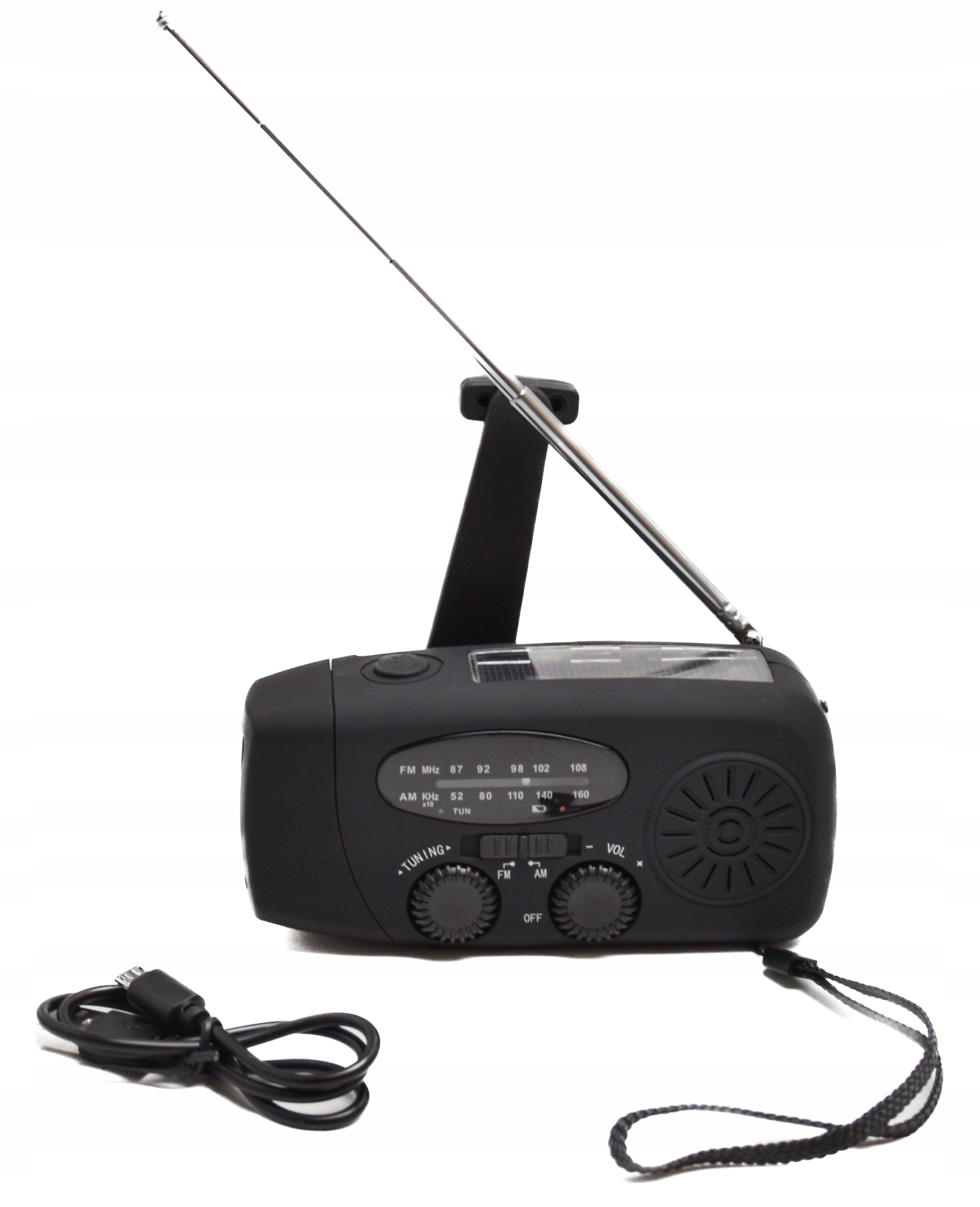 Rádio Na Kliku Solární Powerbanka Nouzová Svítilna