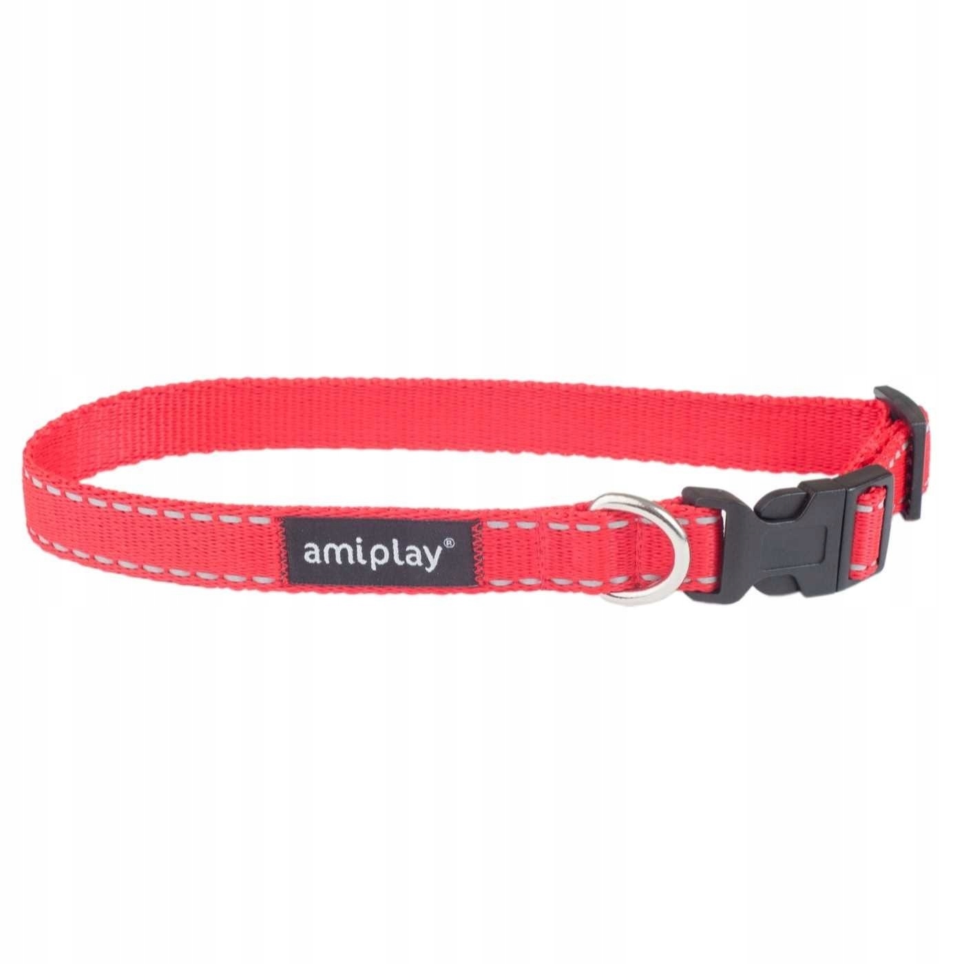 

AmiPlay Obroża Reflective L 35-50cm Czerwona