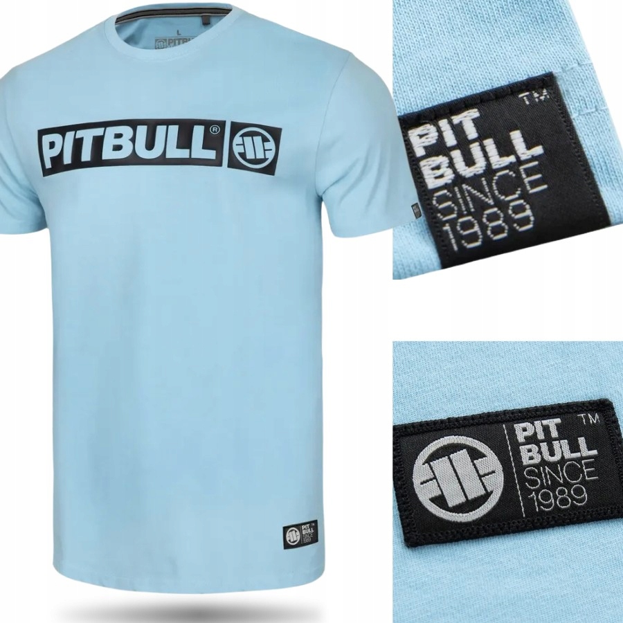 Koszulka Męska Pit Bull T-shirt Podkoszulek Na Co Dzień Pitbull Sportowa