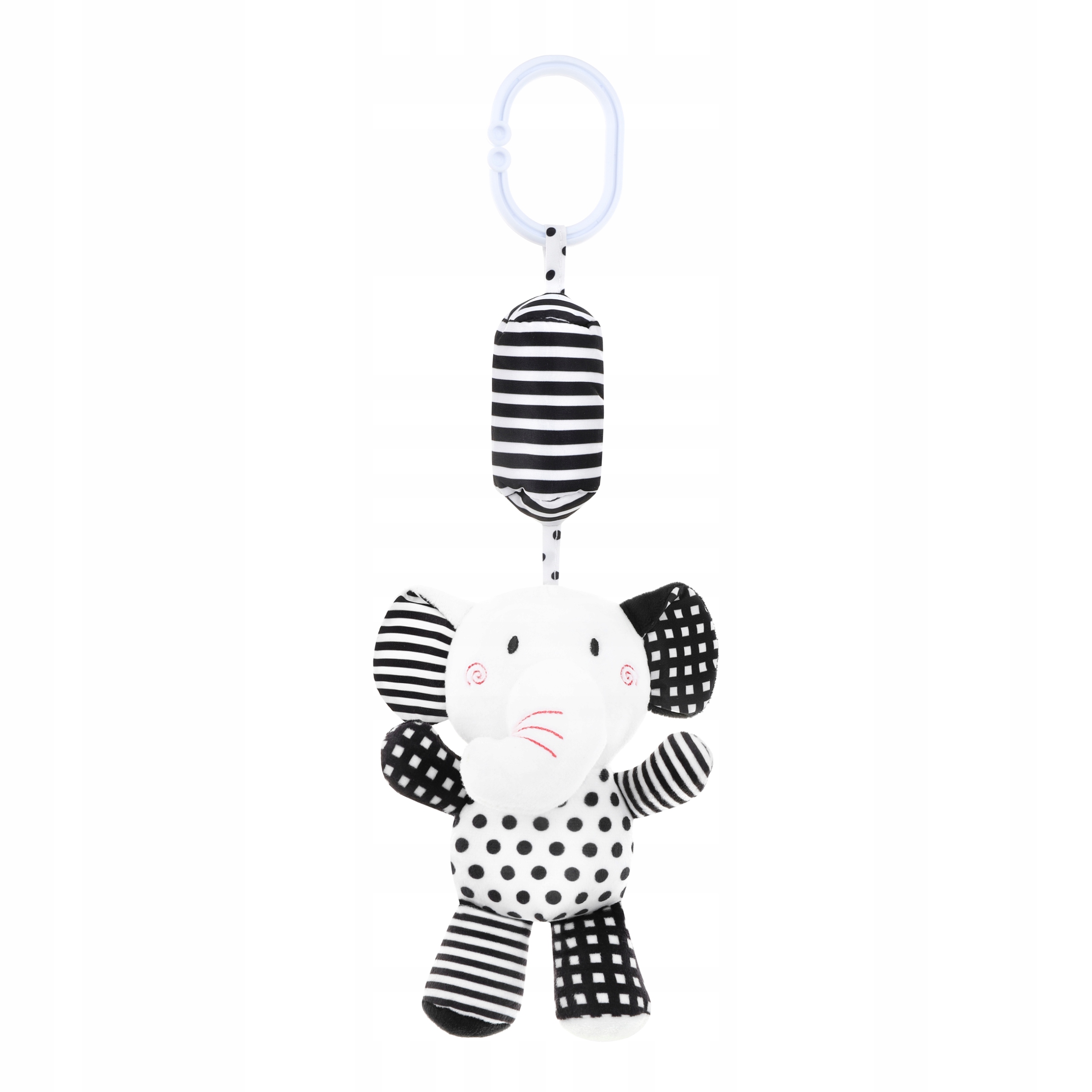 ZAWIESZKA GRZECHOTKA SENSORYCZNA SŁONIK KONTRAST