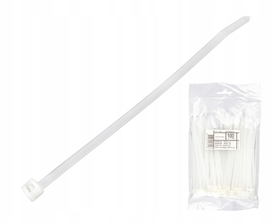 

Opaska Kablowa 10CM/1,8MM /100SZT Biała