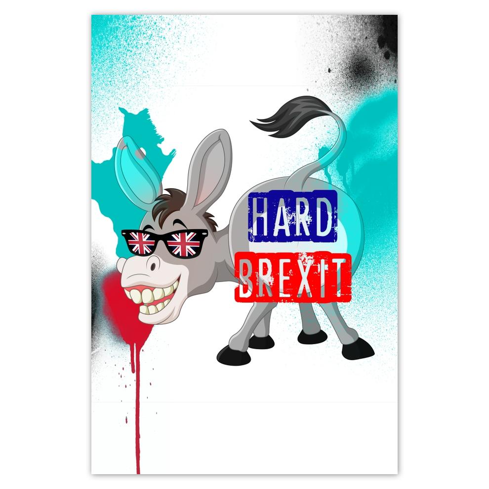 

Plakat 62x93 Hard Brexit Uk Gb