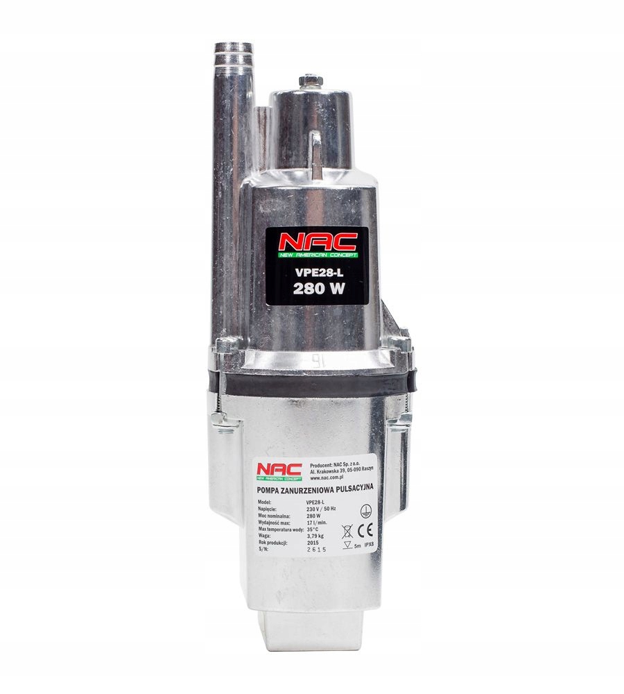 

Pompa zanurzeniowa Nac VPE28-L 280W