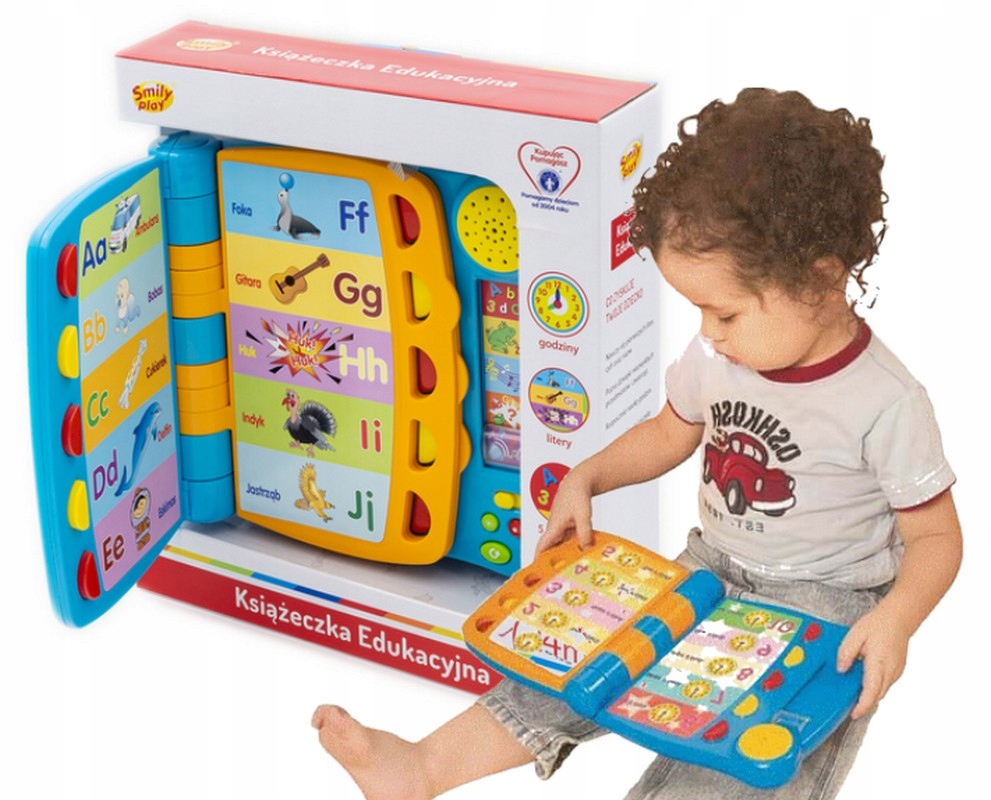 SMILY PLAY MÓWIĄCA KSIĄŻECZKA EDUKACYJNA 9019