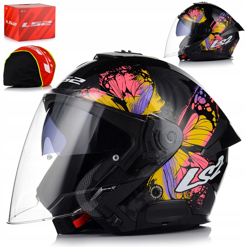 Otvorená Motocyklová Prilba LS2 OF618 Verso II Ľahký Skúter Chopper Blenda