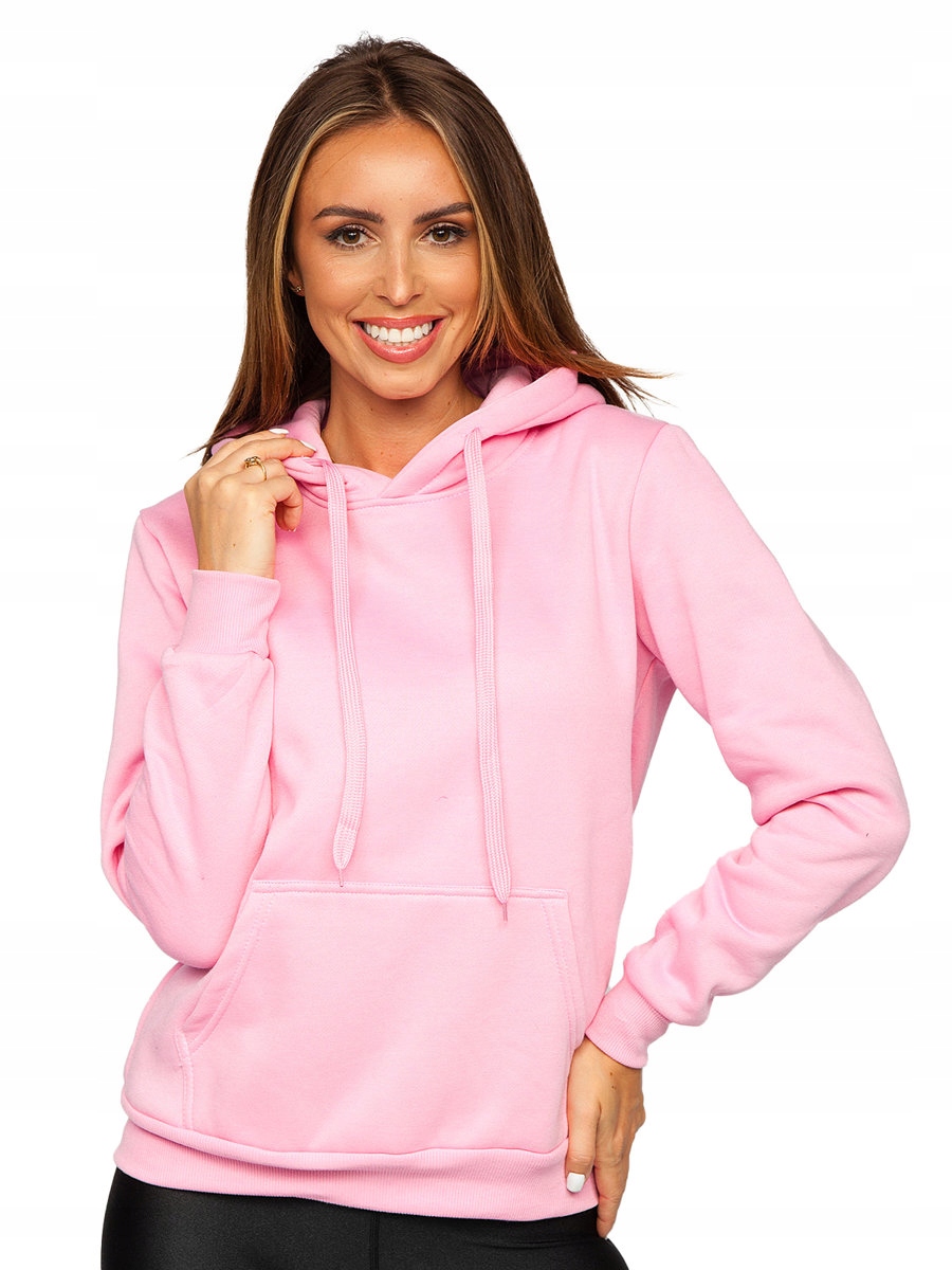 

Bluza Damska Z Kapturem Różowa W02B Denley_m