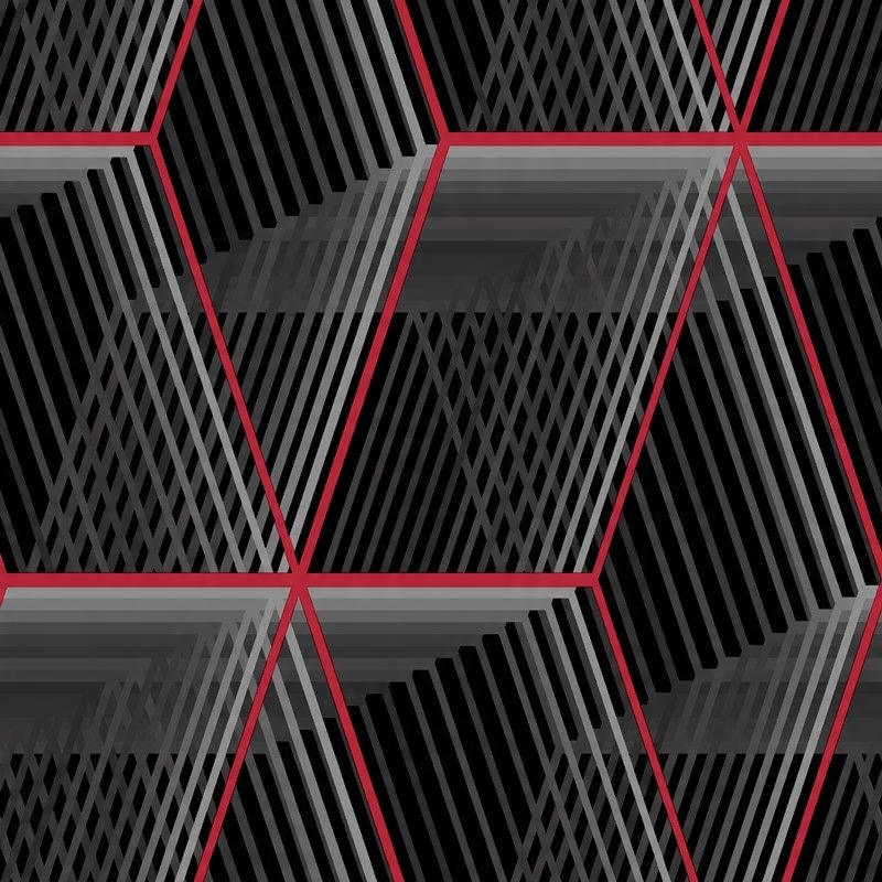

Tapeta Geometryczna Wzór Efekt 3D Na Flizelinie