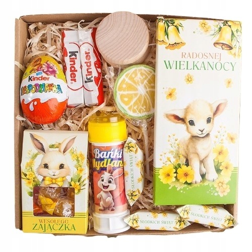 Gotowa paczka wielkanocny dla dziecka Słodycze Kinder, jojo