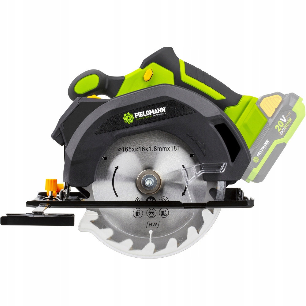 

Piła tarczowa Fieldmann Fduk 70305-0 20V 165mm 20V