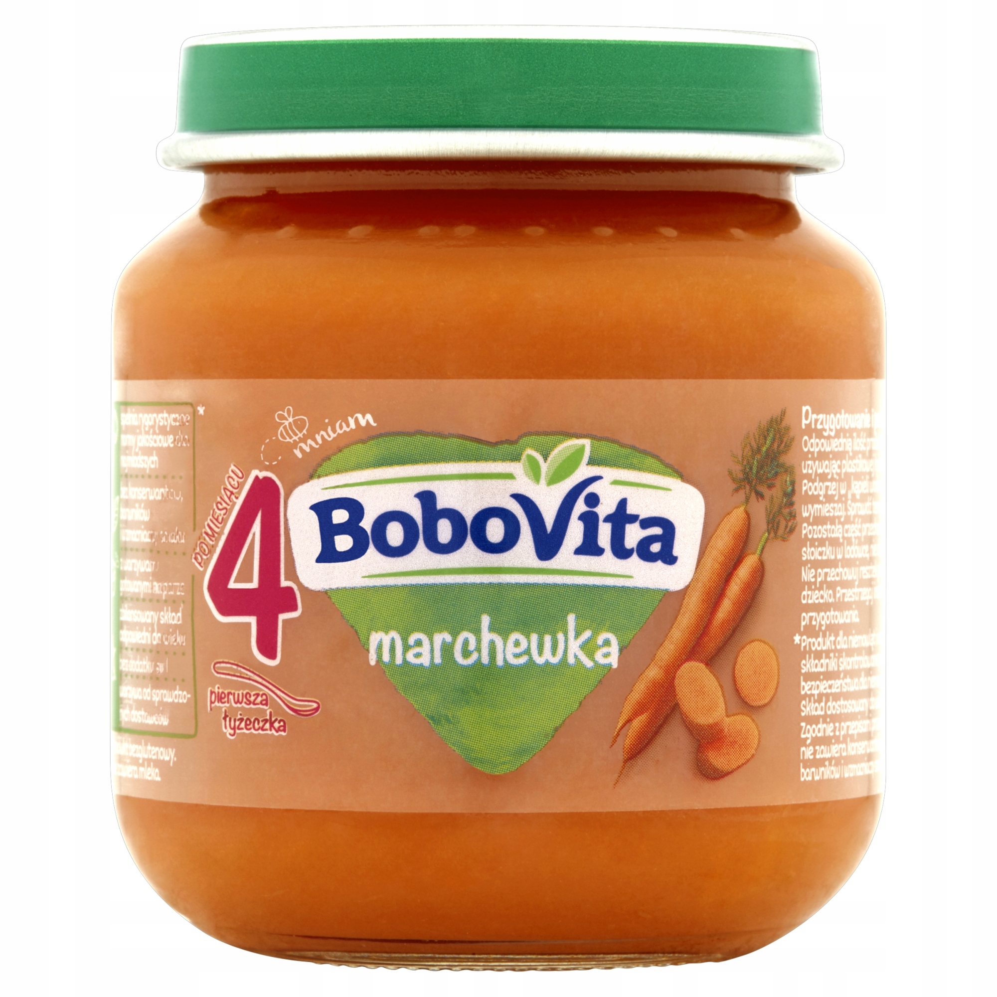BOBOVITA Marchewka po 4 m-cu 125 g
