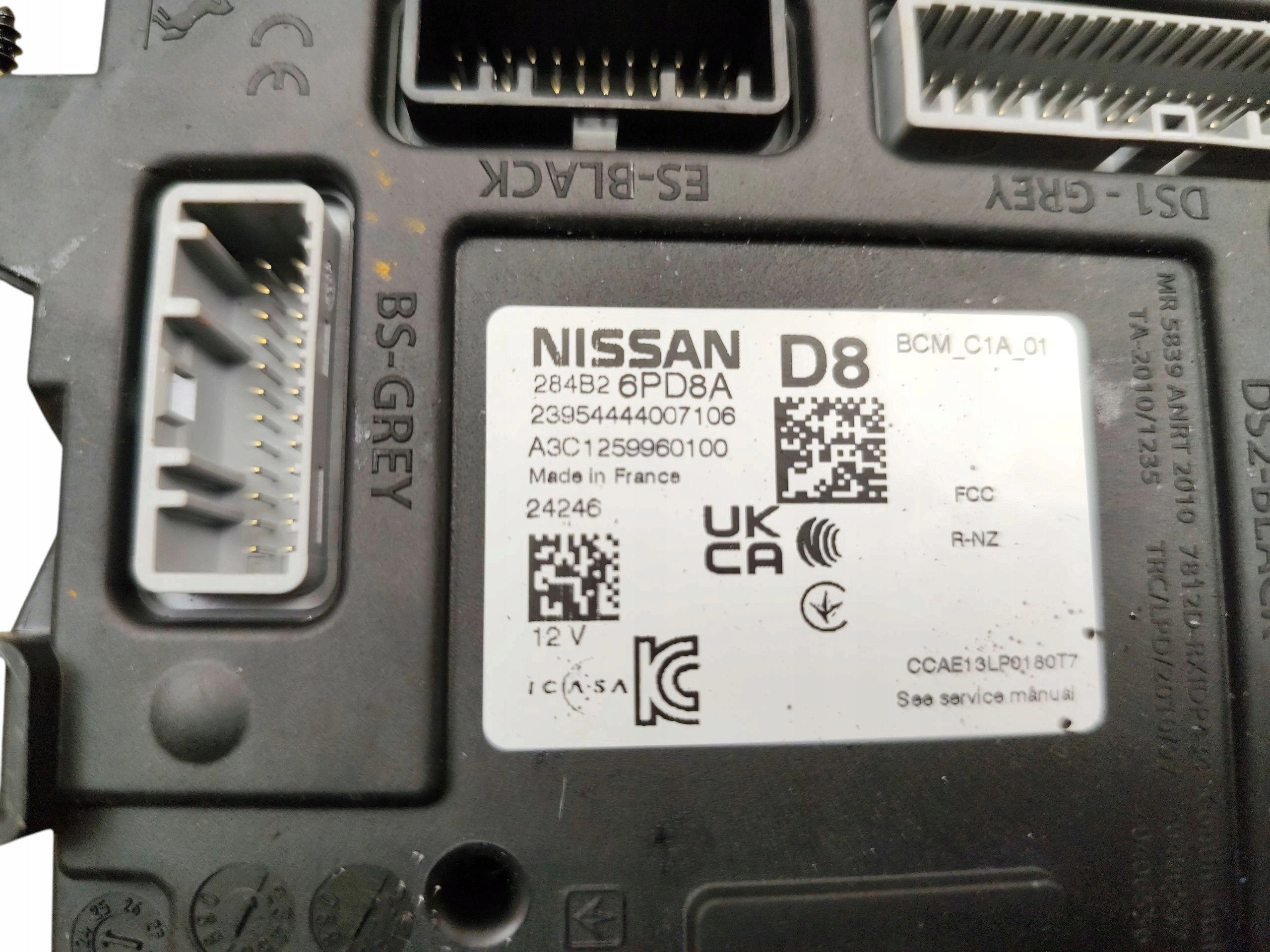 compartment module BCM KOMFORTU NISSAN JUKE II F16 284B2-6PD8A