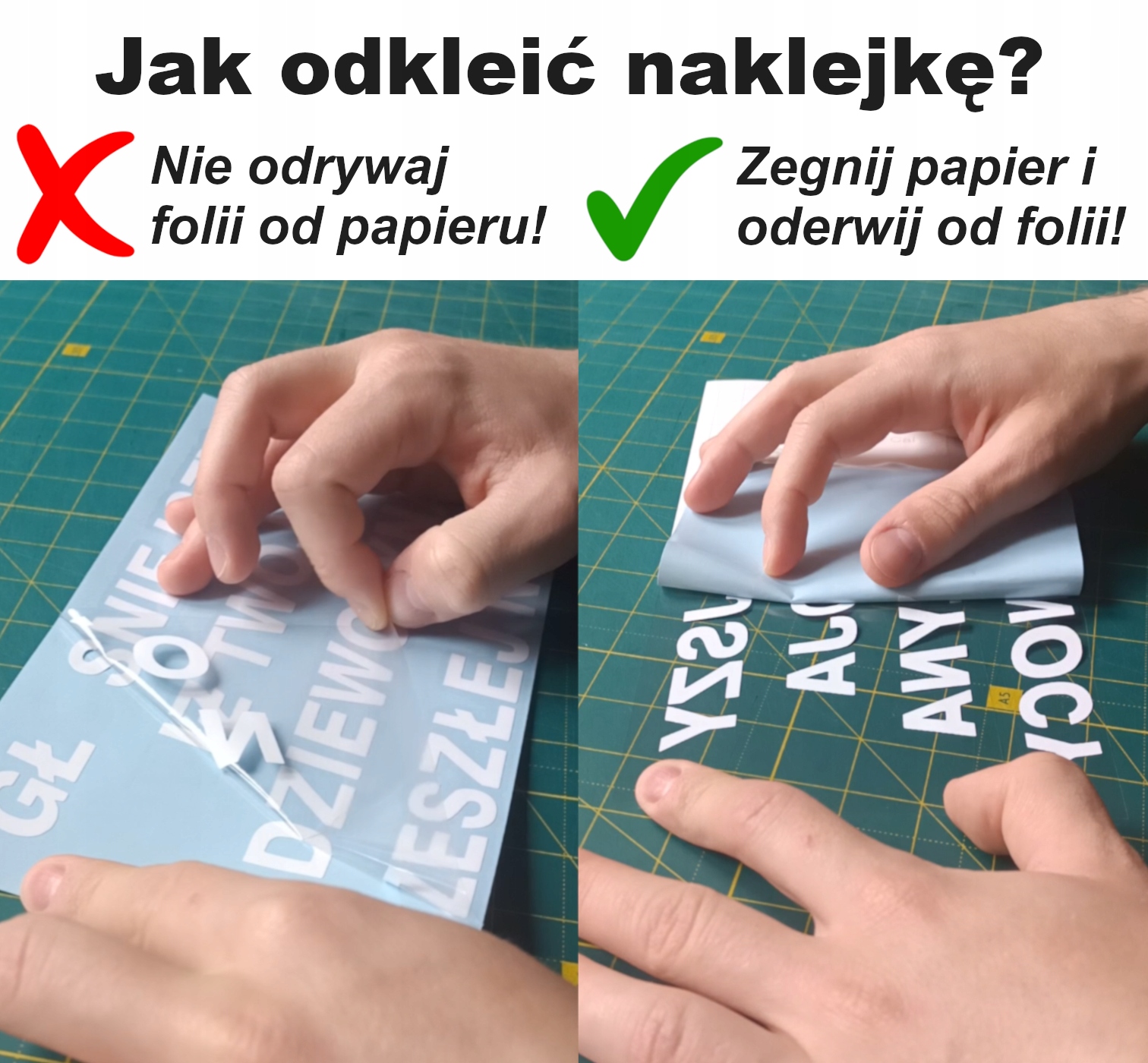 Naklejka na lustro Witamy! Cieszymy się że jesteś 45x15cm Kod producenta WEDD009