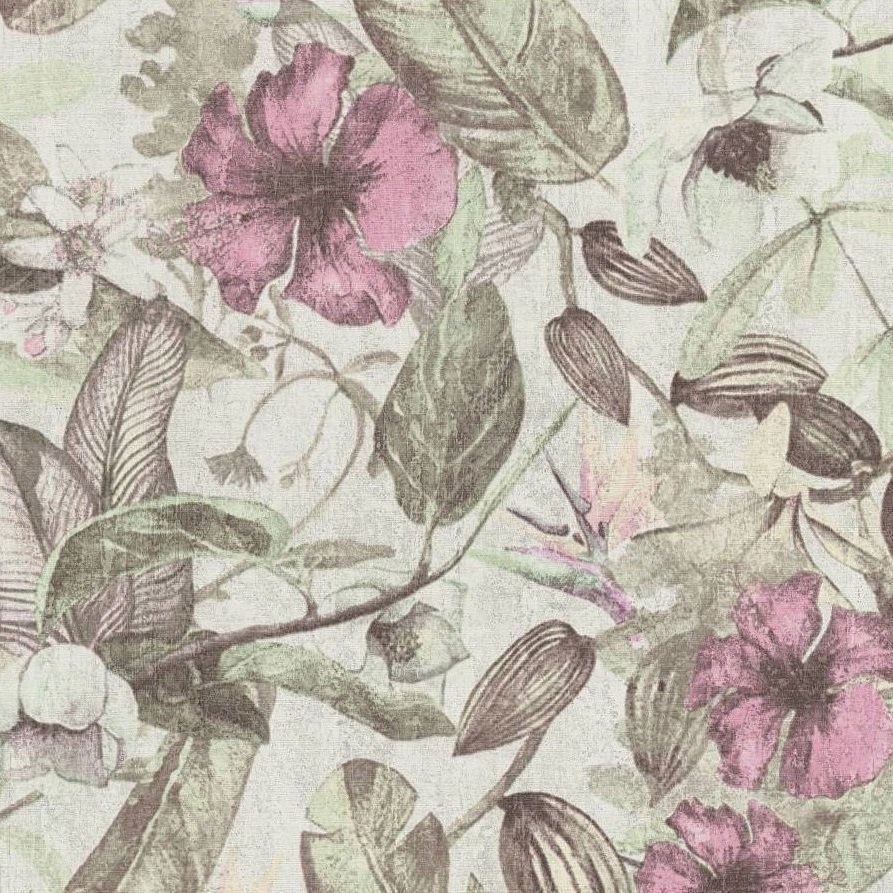 

Tapeta Wzór Liście Kwiaty Winylowa Na Flizelinie