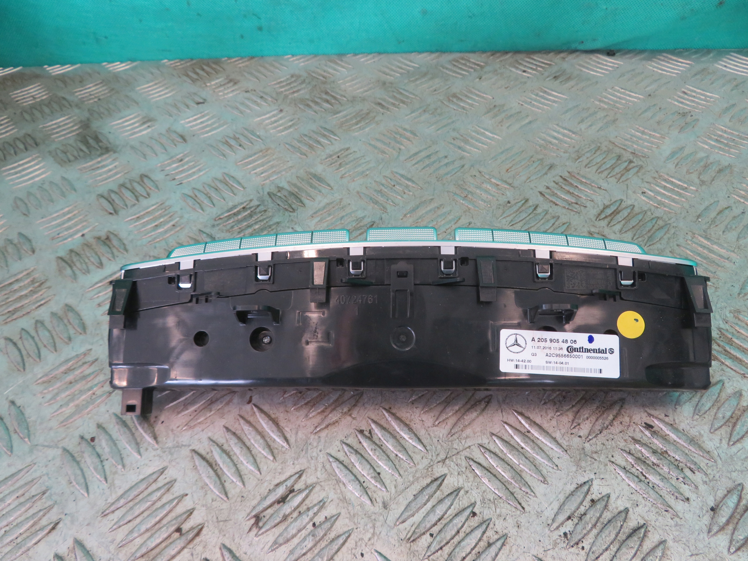 PANEL klími klimatizaci MERCEDES W205 C KLASA 17R