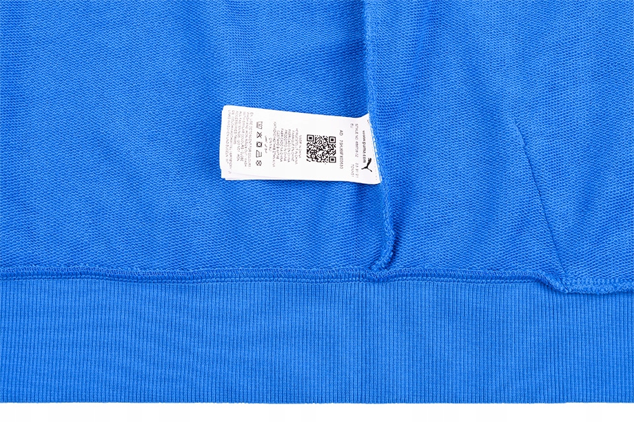 2948 BLUZA MĘSKA PUMA ROZPINANA Z KAPTUREM BAWEŁNIANA SPORTOWA BLUE 3XL Model 656708 02