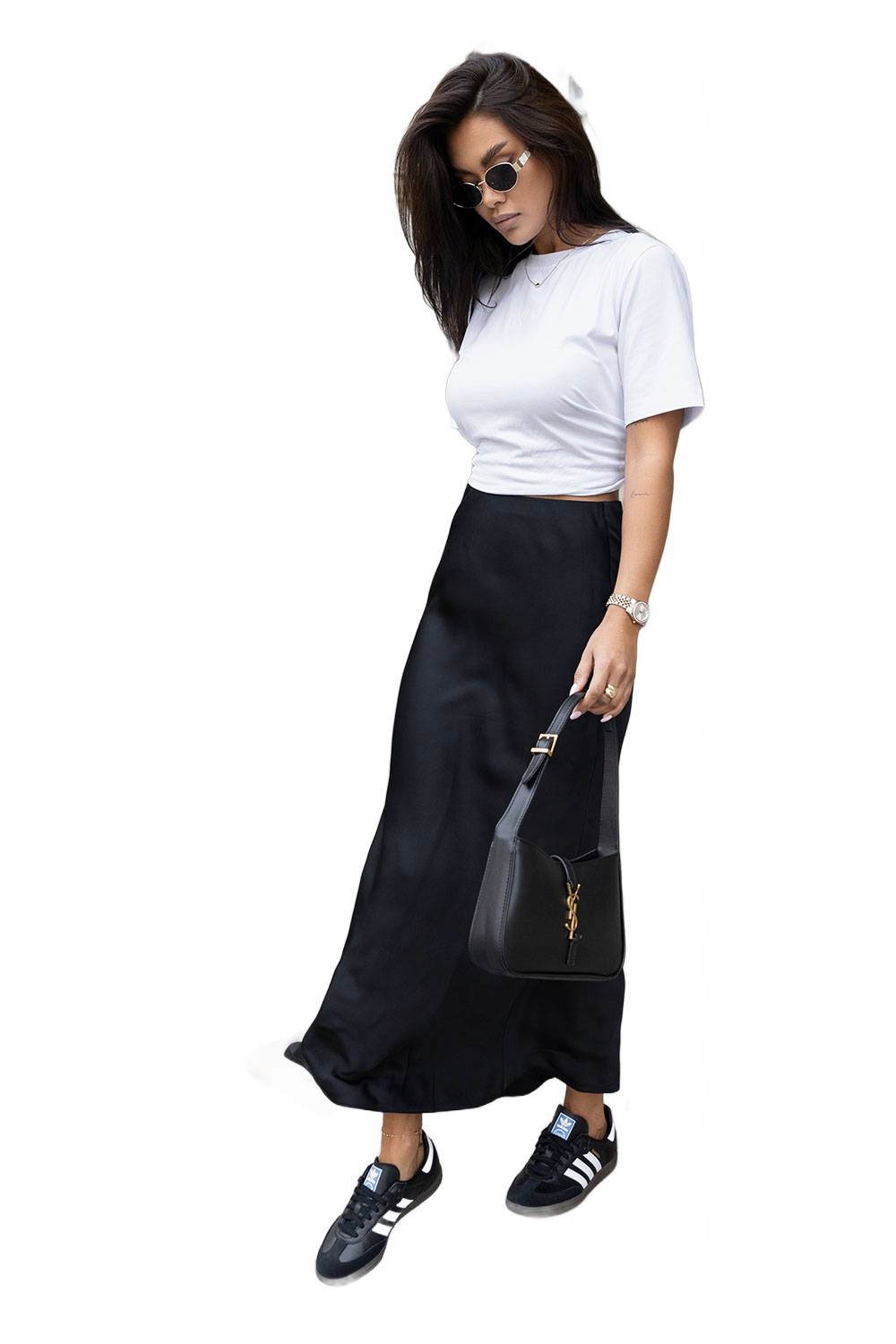 Módní Maxi Sukně Farissa Černá L