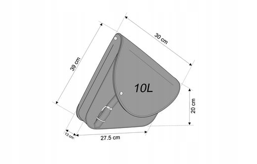 Kožená sedlová taška Customacces Barcelona AP0005N čierny ľavý AP0005N