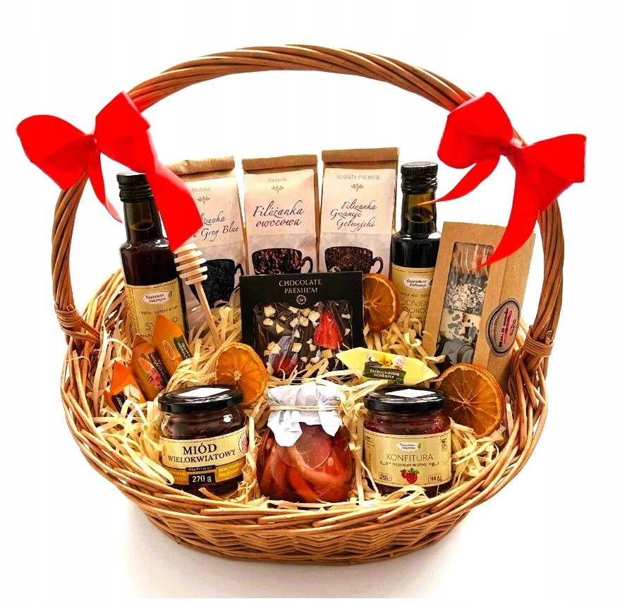 Dárkový Koš Dárek Med Pochoutky Herbta Malinový Sirup