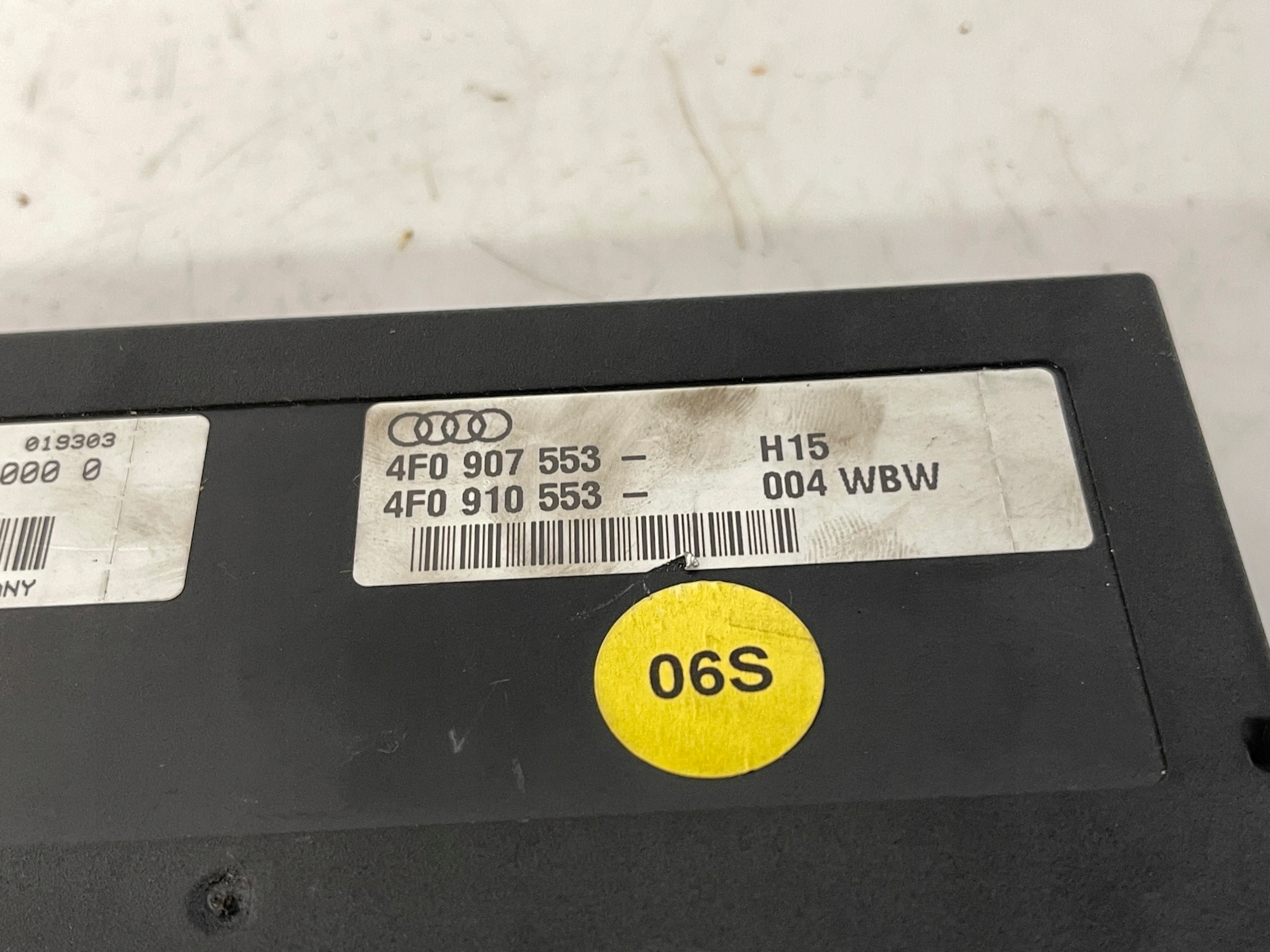 AUDI A6 C6 module control unit springing 4F0907553 4F0910553