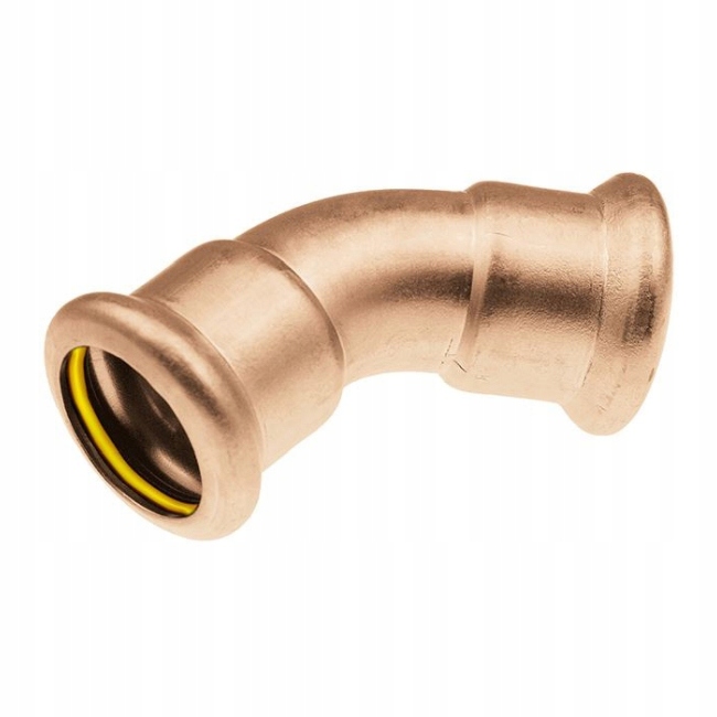 Łuk miedziany KAN-therm dwukielichowy 45 Press