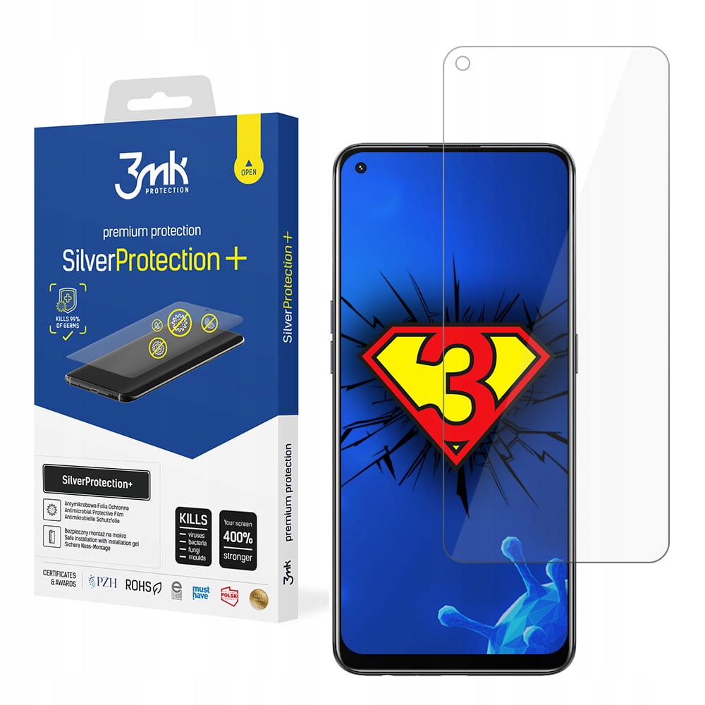 

Folia ochronna do Oppo F19 Pro 3mk Silver+