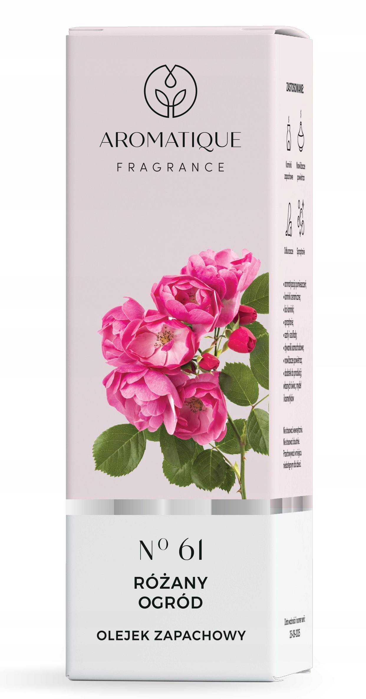 Olejek Zapachowy RÓŻANY OGRÓD Aromatique 12ml Stan opakowania oryginalne