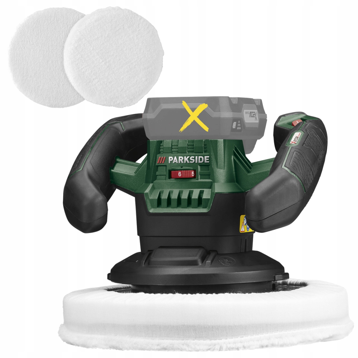 PARKSIDE X20V POLERKA SAMOCHODOWA AKUMULATOROWA 20V 25 cm PPMA 20-li B2