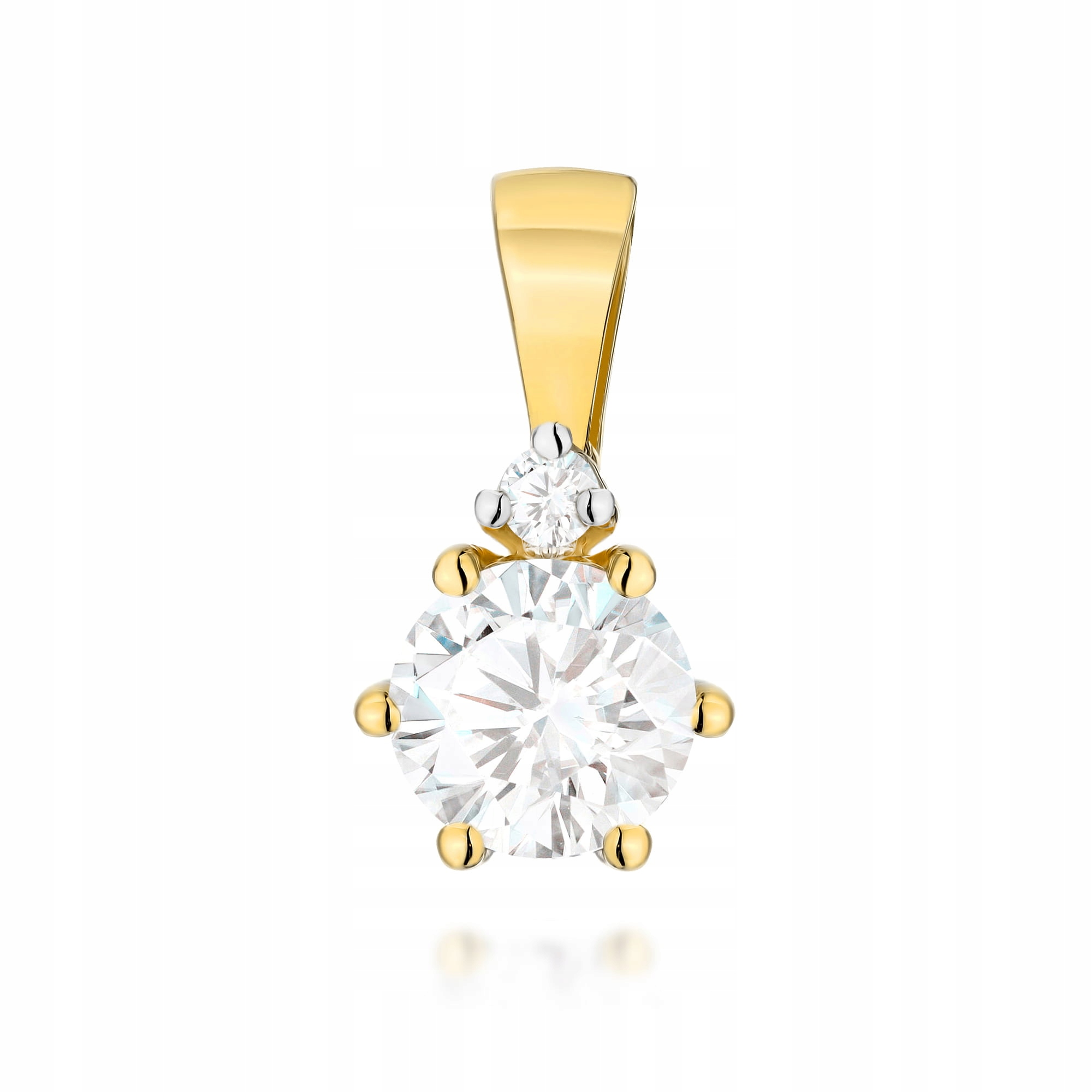 Zlatý přívěsek Laboratorní diamant 0,50 ct