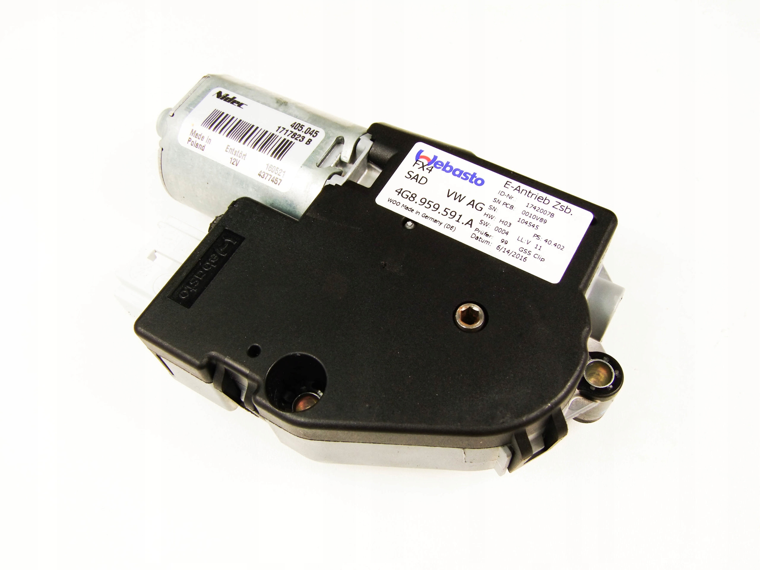 AUDI A7 C7 4G двигатель люка 4G8959591A