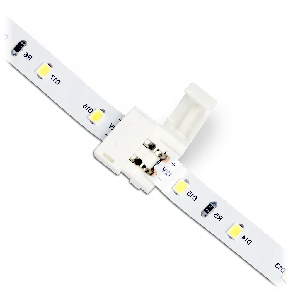 ZŁĄCZKA DO TAŚMY LED SMD PROSTA DO DWÓCH ODCINKÓW EAN (GTIN) 5903824301009