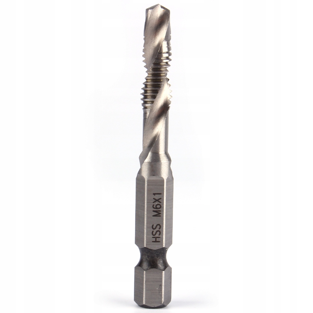 WIERTŁA GWINTUJĄCE M6 HSS 1/4 GWINTOWNIKI Stan opakowania oryginalne